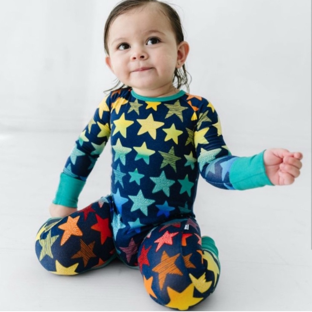 Little Sleepies - Shade of Stars - Cresent Zippy - 3-6 Months